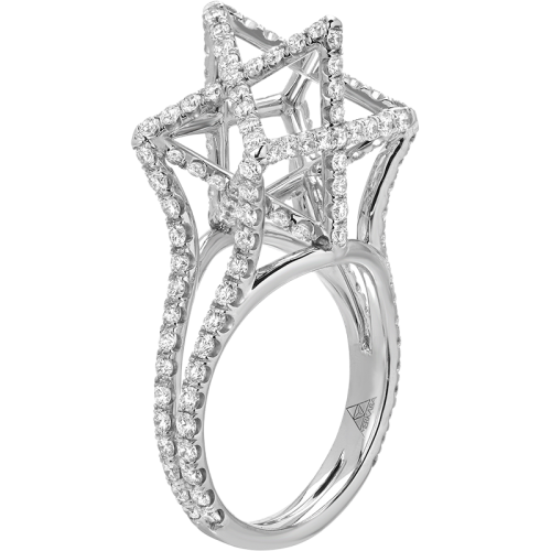 Merkaba Diamond Rings